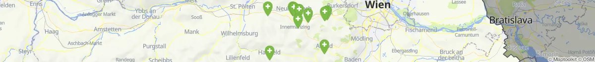 Map view for Pharmacies emergency services nearby Neustift-Innermanzing (Sankt Pölten (Land), Niederösterreich)